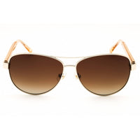 Kate Spade Women's Sunglasses - Gold Metal Aviator Full Rim Frame | FARA/S 0J5G LA ,