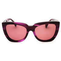 Max Mara Women's Sunglasses - Violet/Black Acetate Cat Eye Full Rim Frame | MM0090 83Y ,