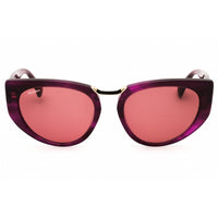 Max Mara Women's Sunglasses - Violet/Gold Acetate Cat Eye Full Rim Frame | MM0093 83Y ,