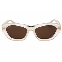 Max Mara Women's Sunglasses - Ivory Acetate Cat Eye Shape Full Rim Frame | MM0169 25E ,
