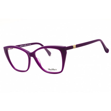 Max Mara Women's Eyeglasses - Shiny Violet Acetate Cat Eye Full Rim Frame | MM5036 081 ,