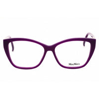 Max Mara Women's Eyeglasses - Shiny Violet Acetate Cat Eye Full Rim Frame | MM5036 081 ,