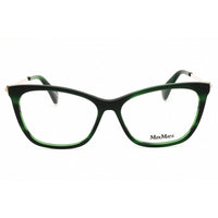 Max Mara Women's Eyeglasses - Dark Green/Beige Cat Eye Full Rim Frame | MM5070 098 ,