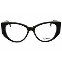 Max Mara Women's Eyeglasses - Shiny Black Acetate Cat Eye Full Rim Frame | MM5142 001 ,