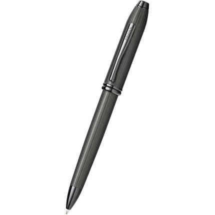 Cross Townsend AT0042-60 Matte Black PVD Ballpoint Pen, Medium Point, 5.86 in Length ,