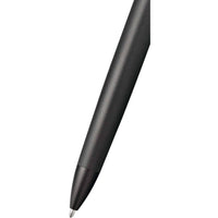 Cross Townsend AT0042-62 Black PVD Micro-Knurl Metal Ballpoint Pen, Medium, 5.86in ,