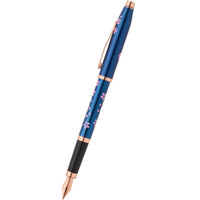 Cross Century II AT0086WG-163FF Cherry Blossom Fountain Pen, Medium Nib, Rose Gold ,