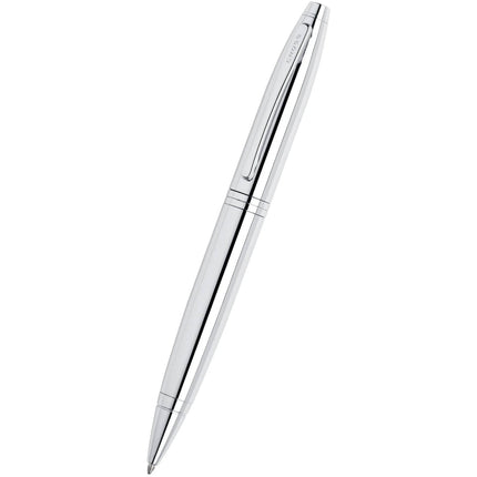 Cross AT0112-1 Calais Ballpoint Pen, Polished Chrome, Medium Black Ink ,