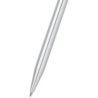 Cross Click AT0625-1 Chrome Rollerball Pen, Black Trim, Click Mechanism ,