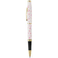 Cross Coventry Rollerball Pen AT0665-15 - Cherry Blossom White Screenprint ,
