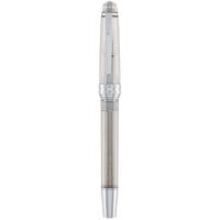 Cross Bailey Light Translucent Clear Resin Rollerball Pen, Chrome Trim AT0745-17 ,