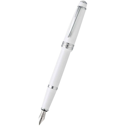 Cross Bailey Light AT0746S-2XS Extra Fine Nib Fountain Pen, Polished White Resin ,