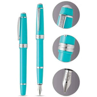 Cross Bailey Light AT0746S-6XS Extra Fine Nib Fountain Pen, Polished Teal Resin ,
