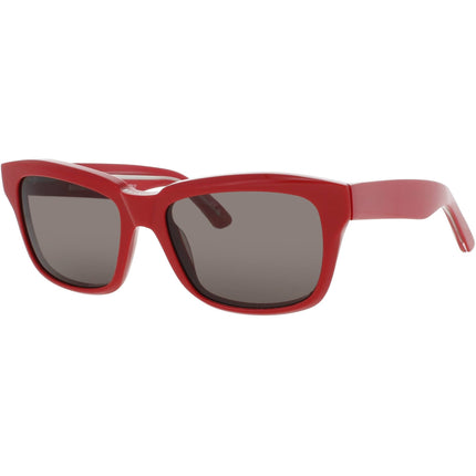 Balenciaga Unisex Sunglasses Frame - Rectangular Red Acetate Full Rim | BB0346S 004 ,