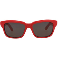 Balenciaga Unisex Sunglasses Frame - Rectangular Red Acetate Full Rim | BB0346S 004 ,