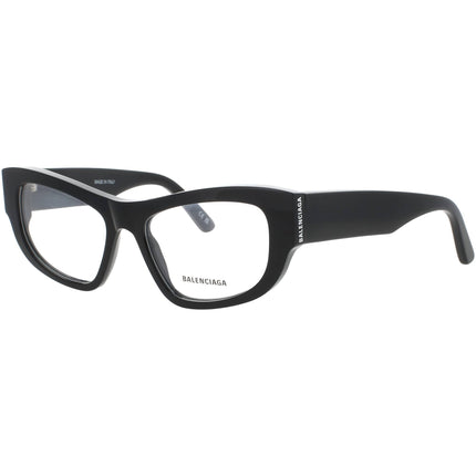Balenciaga Women's Eyeglasses Frame - Cat Eye Black Acetate Full Rim | BB0303O 001 ,
