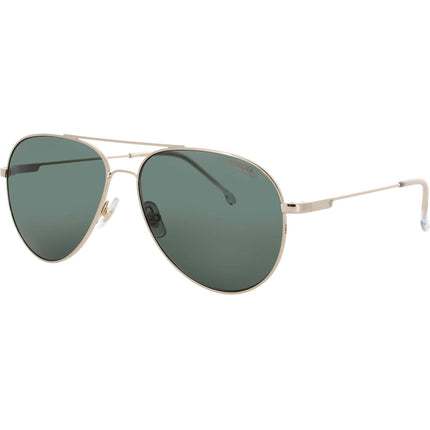 Carrera Unisex Sunglasses - Gold Metal Aviator Shape Full Rim Frame | 2031T/S J5G ,