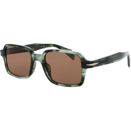 David Beckham Men's Sunglasses - Green Horn Square Full Rim Frame | DB-1179/S 6AK ,