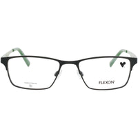 Flexon Kid's Eyeglasses - Rectangular Matte Green Metal Full Rim, 49 mm | J4022 N 313 ,