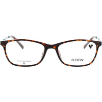 Flexon Kid's Eyeglasses Frame - Rectangular Tortoise Plastic Full Rim | J4021 N 244 ,