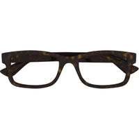 Gucci Men's Eyeglasses Frame - Rectangular Havana Acetate Full Rim | GG1717O 002 ,