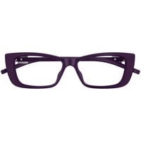 Gucci Women's Eyeglasses Frame - Cat Eye Shape Violet Acetate Full Rim | GG1682O 004 ,