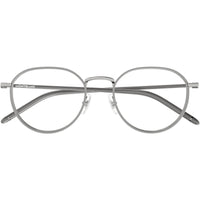 Mont Blanc Men's Eyeglasses Frame - Round Ruthenium Metal Full Rim | MB0342OA 003 ,