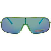 Polaroid Unisex Sunglasses - Green Metal Wraparound Full Rim Frame | PLD-6222/S 1ED ,