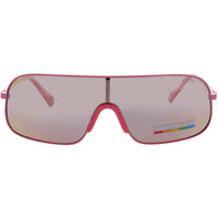 Polaroid Unisex Sunglasses - Fuschia Metal Wraparound Full Rim Frame | PLD-6222/S MU1 ,