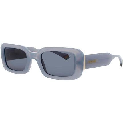 Polaroid Women's Sunglasses - Azure Rectangular Full Rim Frame | PLD-6208/S/X MVU ,