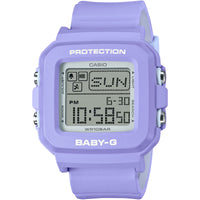 Casio Baby-G Plus BGD-10K-6 Violet Digital Watch for Women, Detachable Band, 100M WR ,
