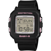 Casio Baby-G Plus BGD-10KH-1 Black Digital Watch for Women, Heart Holder, 100M WR ,