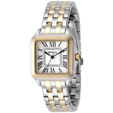 Invicta Angel 50612 Women's Stainless Steel Quartz Watch, Silver Dial, 28mm ,