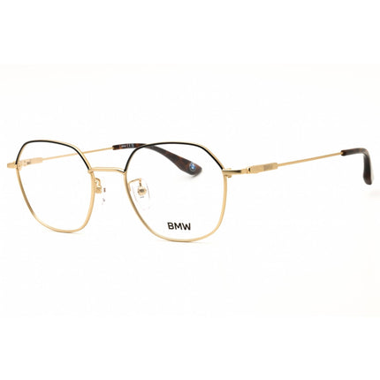 BMW Men's Eyeglasses - Pale Gold Metal Round Shape Full Rim Frame | BW5095-H 032 ,