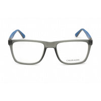 Calvin Klein Men's Eyeglasses - Crystal Grey Plastic Full Rim Frame | CK21505 020 ,