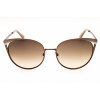 Draper James Women's Sunglasses - Brown Metal Round Shape Full Rim Frame | DJ7001 201 ,