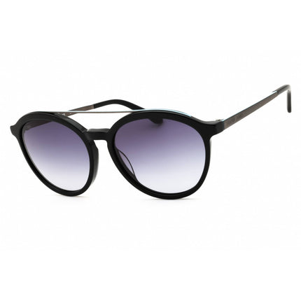Draper James Women's Sunglasses - Black Acetate Round Full Rim Frame | DJ7016 001 ,