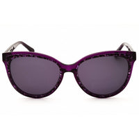 Draper James Women's Designer Sunglasses - Round Plum Floral Full Rim | DJ7053 501 ,