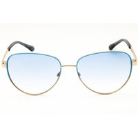 Draper James Women's Designer Sunglasses - Aviator Blue Metal Full Rim | DJ7059 415 ,