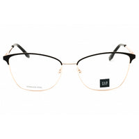 Gap Women's Designer Eyeglasses - Rectangular Black Metal Full Rim | VGP820 E672 ,
