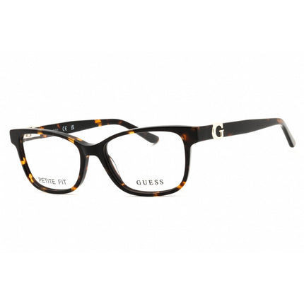 Guess Women's Eyeglasses - Dark Havana Rectangular Shape Full Rim Frame | GU50227 052 ,
