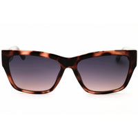 Guess Women's Designer Sunglasses - Rectangular Coloured Havana Full Rim | GU00105 55B ,