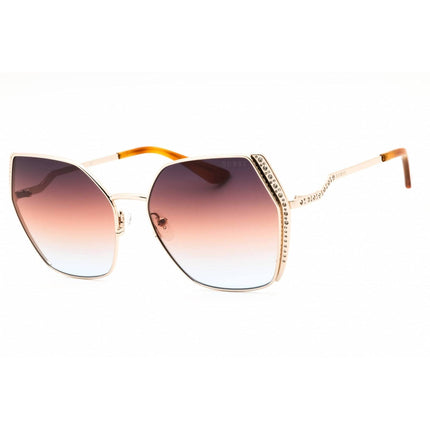 Guess Women's Designer Sunglasses - Oversized Gold/Brown Metal Full Rim | GU7843-S 33F ,