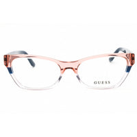 Guess Women's Eyeglasses - Blue/Pink/Clear Full Rim Cat Eye Shape Frame | GU2979 092 ,