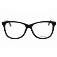 Max & Co Women's Eyeglasses - Shiny Black Acetate Full Rim Oval Frame | MO5075 001 ,