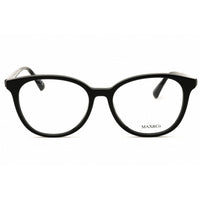 Max & Co Women's Eyeglasses - Shiny Black Acetate Full Rim Round Frame | MO5109 001 ,