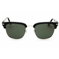 Persol Men's Sunglasses - Black Metal Full Rim Rectangular Shape Frame | PO3375S 95/58 ,