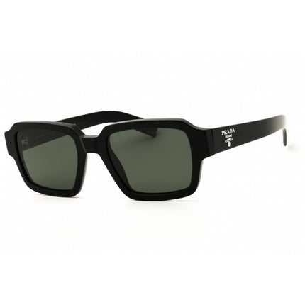 Prada Men's Sunglasses - Black Acetate Rectangular Full Rim Frame | 0PR 02ZS 1AB03R ,