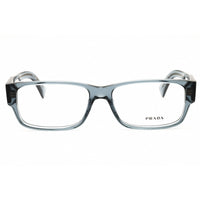 Prada Men's Eyeglasses - Rectangular Transparent Ocean Blue Frame | 0PR B09V 17T1O1 ,