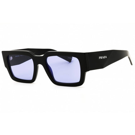 Prada Men's Designer Sunglasses - Rectangular Black Acetate Full Rim | 0PR B17S 16K01O ,